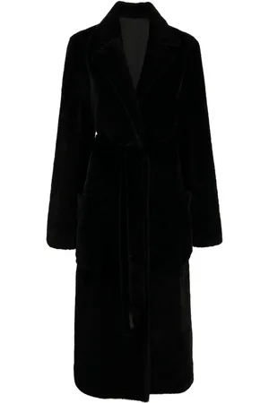 ROSETTA GETTY Cappotto in shearling reversibile