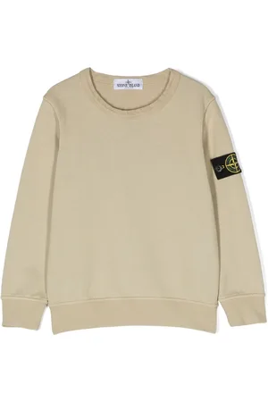 Stone Island Felpa con applicazione Compass
