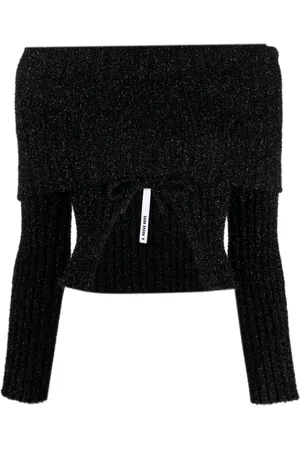 a. roege hove Maglione crop con dettaglio cut-out