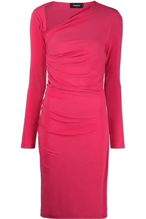 Dsquared2 Abito midi con ruches