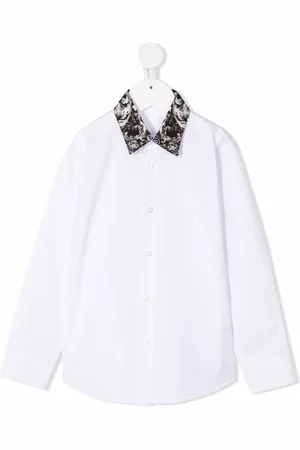 Philipp Plein Camicia con colletto a contrasto