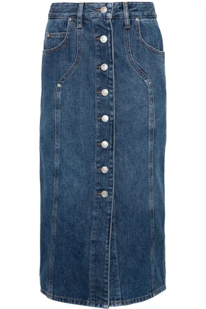 Marant Etoile Gonna midi denim Vandy