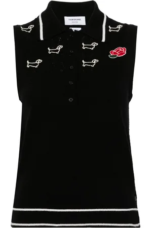 Thom Browne Top con ricamo Hector