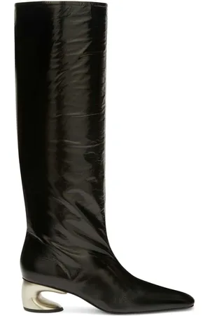 Jil Sander Stivali con tacco in metallo