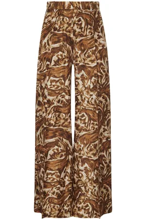ROSETTA GETTY Pantaloni dritti con pieghe
