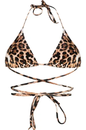 Vetements Top bikini con stampa