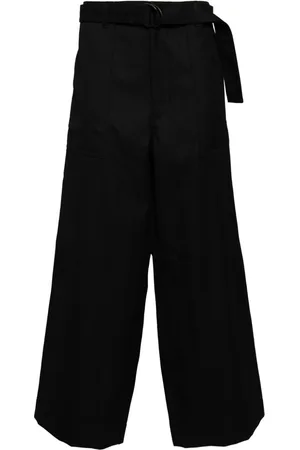 Comme des Garçons Pantaloni a gamba ampia con cintura