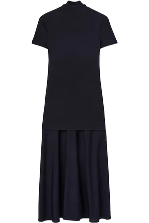 Jil Sander Abito midi con design a strati