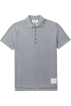 Thom Browne Polo con righe sul retro