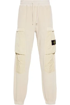 Stone Island Pantaloni sportivi con applicazione Compass
