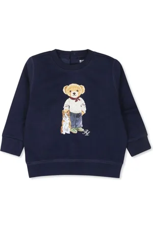 Ralph Lauren Felpa con stampa Polo Bear