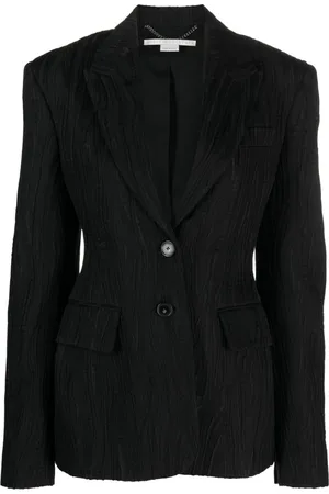 Stella McCartney Blazer monopetto con effetto jacquard