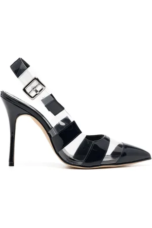 Manolo Blahnik Pumps Uxra con cinturino posteriore 70mm