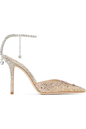 Jimmy Choo Pumps Saeda con cristalli 100mm