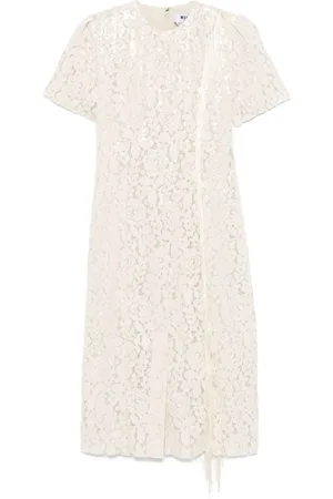 Msgm Abito midi con paillettes