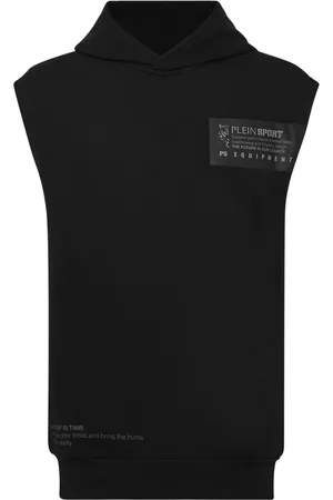 Philipp Plein Felpa smanicata con cappuccio