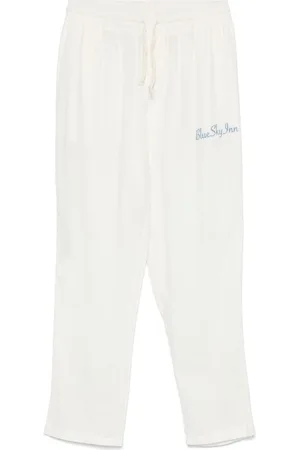 BLUE SKY INN Pantaloni con ricamo
