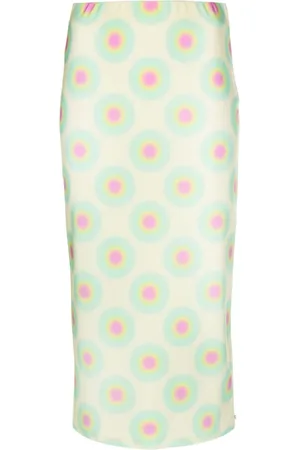 Sportmax Gonna midi con stampa
