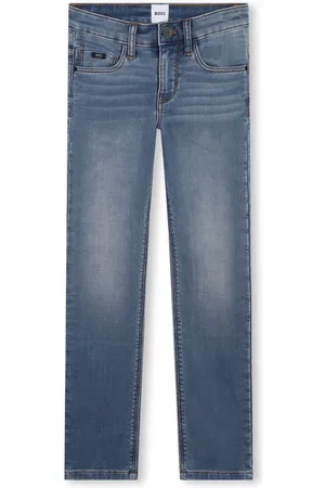 HUGO BOSS Jeans dritti a vita bassa