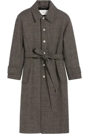 Ami Cappotto monopetto con cintura