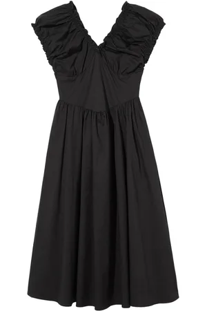 B+AB Abito midi con scollo a V