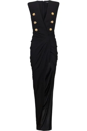 Balmain Abito lungo sartoriale
