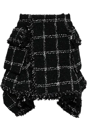 SACAI Minigonna asimmetrica in tweed