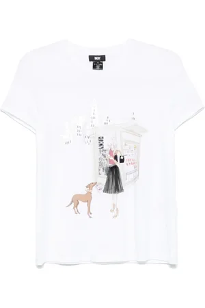 DKNY T-shirt con stampa grafica