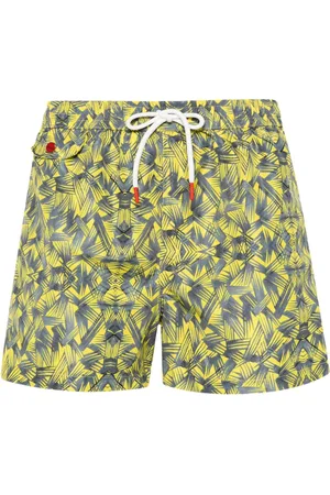 Kiton Costume da bagno con stampa grafica