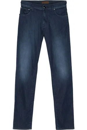 corneliani Jeans dritti a vita media