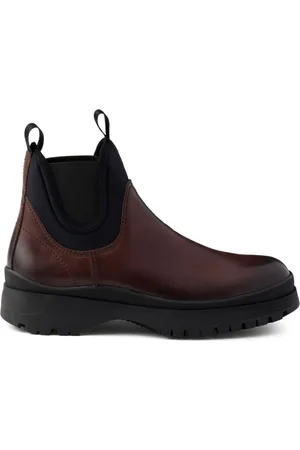 Prada Stivali Chelsea in pelle