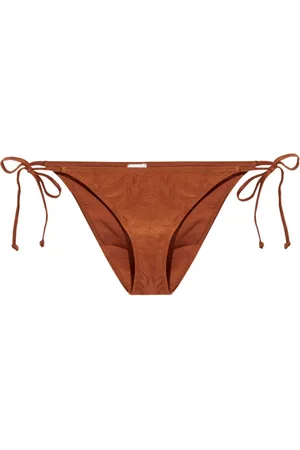 Ganni Slip bikini con nodo laterale