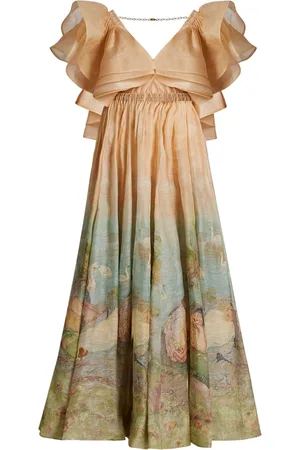 ZIMMERMANN Abito da sera Lyrical Endormies con stampa