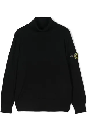 Stone Island Felpa con applicazione Compass