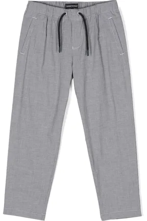 Emporio Armani Pantaloni con motivo pied-de-poule