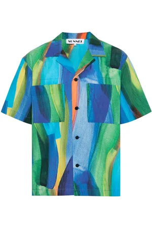 SUNNEI Camicia con stampa astratta