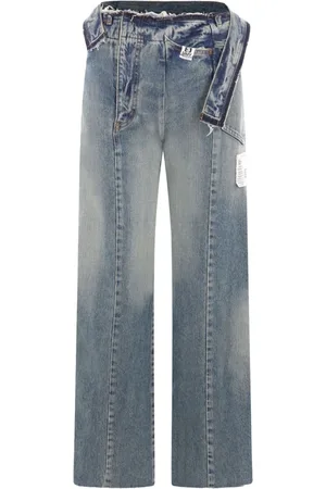 Maison Mihara Yasuhiro Jeans dritti con inserti