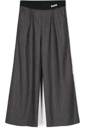 Msgm Pantaloni gessati lamé