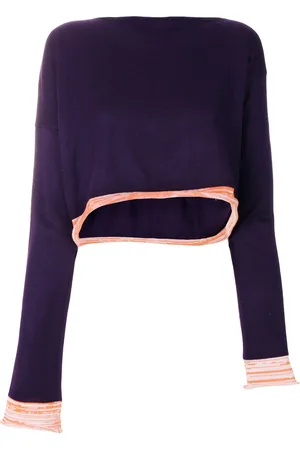 Comme des Garçons 1991 asymmetric knitted blouse