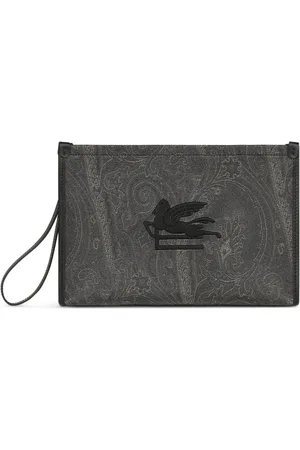 Etro Clutch Essential grande con stampa paisley