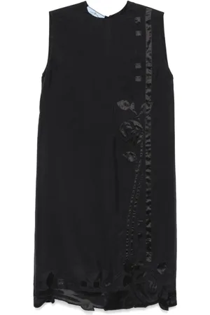 Prada Abito midi con applicazione