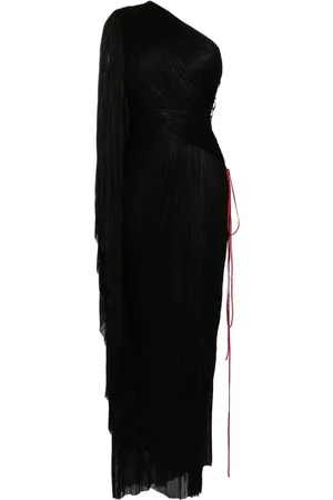 MARIA LUCIA HOHAN Draped one-shoulder maxi dress