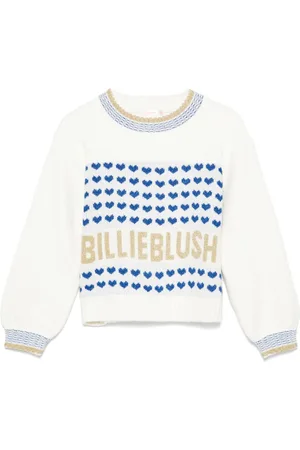 Billieblush Maglione con logo a intarsi