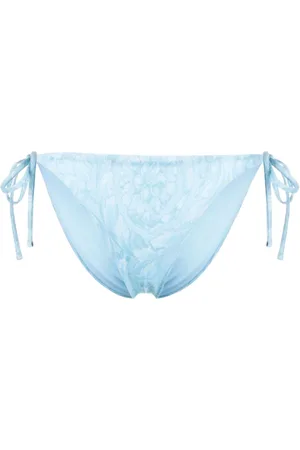 VERSACE Slip bikini Barocco con stampa