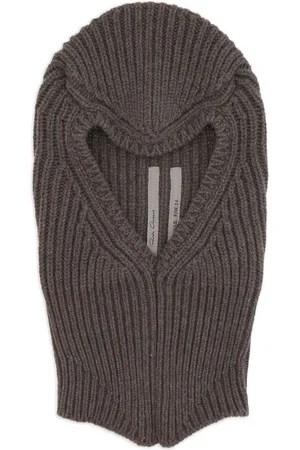 Rick Owens Passamontagna in misto cashmere riciclato