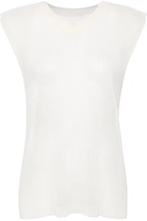 PLEATS PLEASE ISSEY MIYAKE Canotta Tatami July