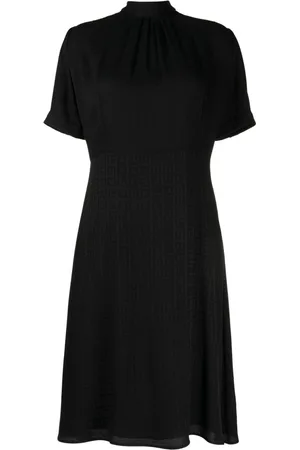 Givenchy Abito midi con motivo jacquard 4G