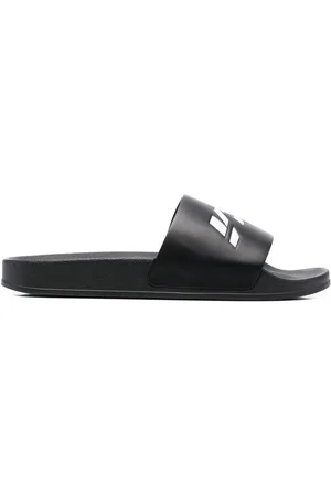 Vetements Sandali slides con stampa