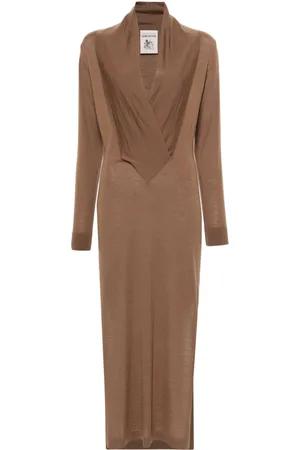 SEMICOUTURE Abito midi con ricamo