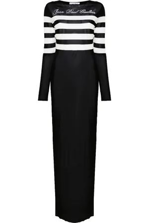 Jean Paul Gaultier Abito lungo con ricamo